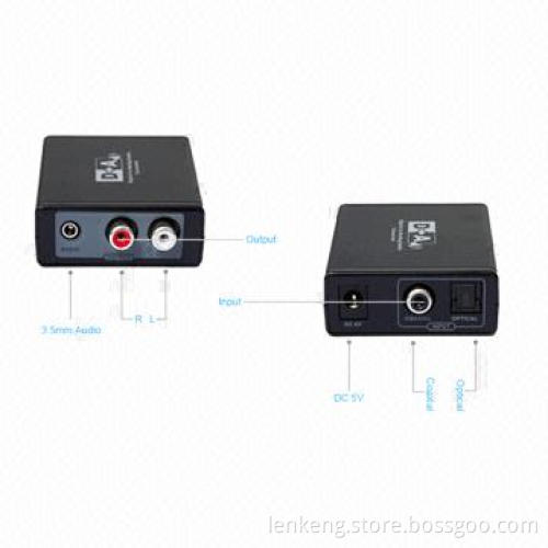Digital to Analog Audio Converter, OEM Factory Supports, Lenkeng